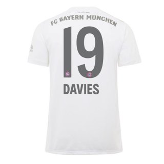 Maglia Bayern Munich NO.19 Davies Away 2019/20 Bianco
