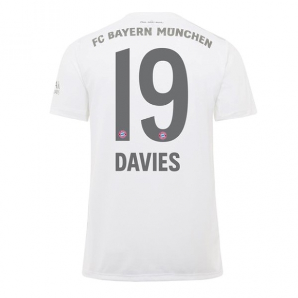 Maglia Bayern Munich NO.19 Davies Away 2019/20 Bianco
