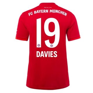 Maglia Bayern Munich NO.19 Davies Home 2019/20 Rosso