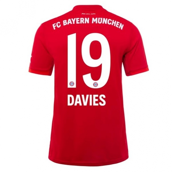 Maglia Bayern Munich NO.19 Davies Home 2019/20 Rosso