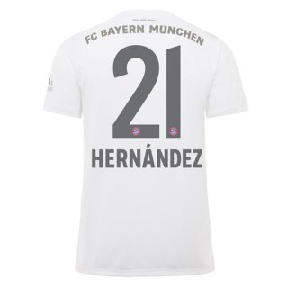 Maglia Bayern Munich NO.21 Hernández Away 2019/20 Bianco