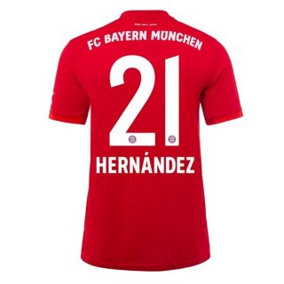 Maglia Bayern Munich NO.21 Hernández Home 2019/20 Rosso