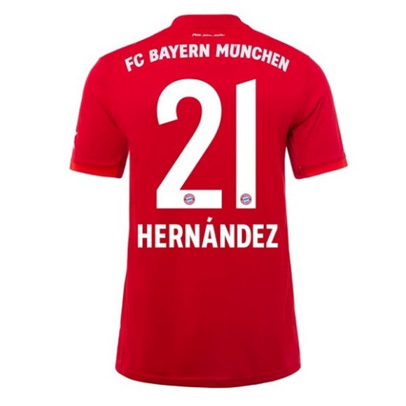 Maglia Bayern Munich NO.21 Hernández Home 2019/20 Rosso