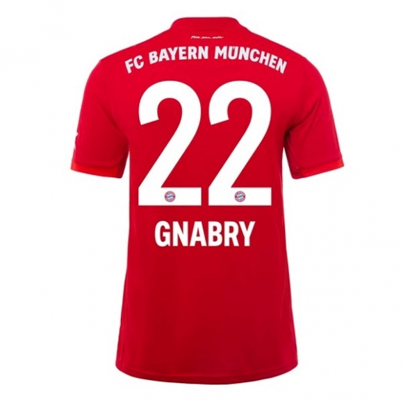 Maglia Bayern Munich NO.22 Gnabry Away 2019/20 Bianco