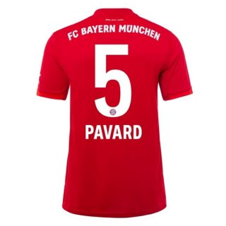 Maglia Bayern Munich NO.5 Pavard Home 2019/20 Rosso