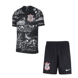 Maglia Corinthians Paulista Terza Bambino 2019/20 Nero