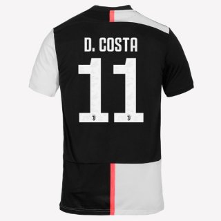 Maglia Juventus NO.11 D.Costa Home 2019/20 Bianco Nero