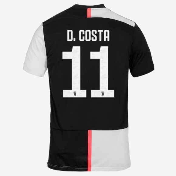 Maglia Juventus NO.11 D.Costa Home 2019/20 Bianco Nero