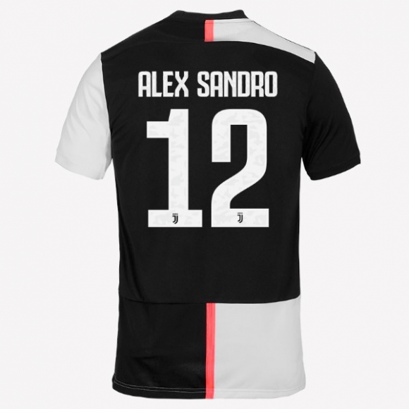 Maglia Juventus NO.12 Alex Sangro Home 2019/20 Bianco Nero