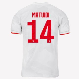 Maglia Juventus NO.14 Matuidi Away 2019/20 Grigio Bianco