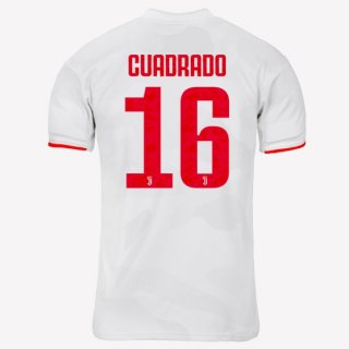 Maglia Juventus NO.16 Cuadredo Away 2019/20 Grigio Bianco