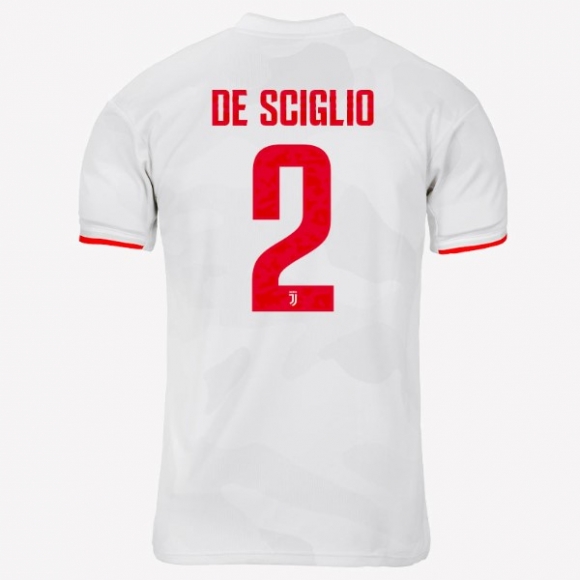 Maglia Juventus NO.2 De Sciglio Away 2019/20 Grigio Bianco