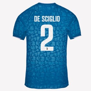Maglia Juventus NO.2 De Sciglio Terza 2019/20 Blu