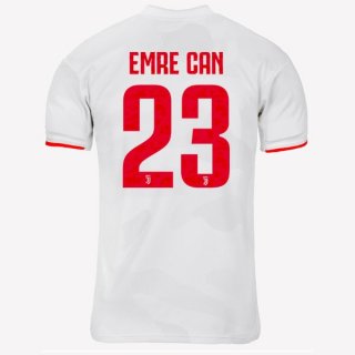 Maglia Juventus NO.23 Emre Can Away 2019/20 Grigio Bianco