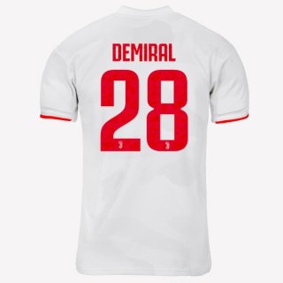 Maglia Juventus NO.28 Demiral Away 2019/20 Grigio Bianco