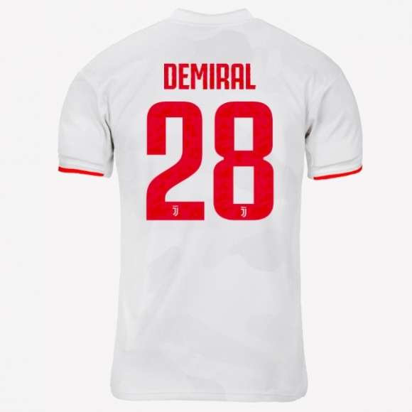 Maglia Juventus NO.28 Demiral Away 2019/20 Grigio Bianco