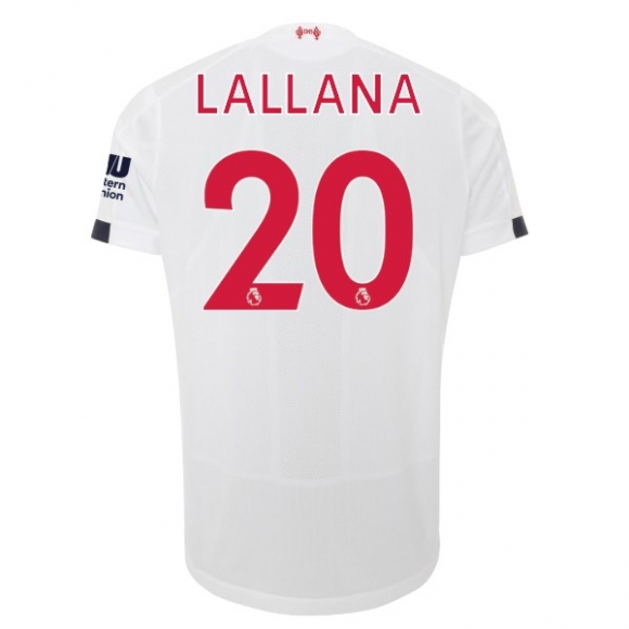 Maglia Liverpool NO.20 Lallana Away 2019/20 Bianco