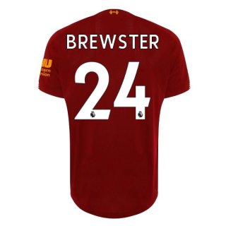 Maglia Liverpool NO.24 Brewster Home 2019/20 Rosso