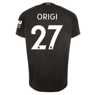 Maglia Liverpool NO.27 Origi Terza 2019/20 Nero