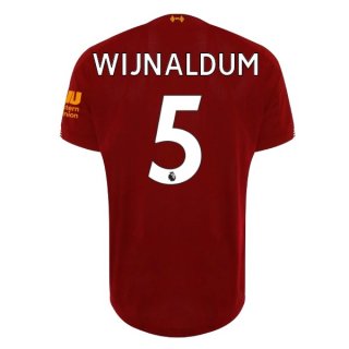 Maglia Liverpool NO.5 Wijnaldum Home 2019/20 Rosso