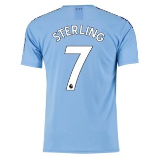 Maglia Manchester City NO.7 Sterling Home 2019/20 Blu