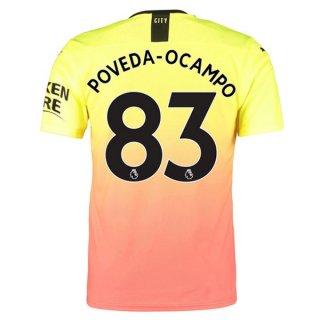 Maglia Manchester City NO.83 Poveda Ocampo Terza 2019/20 Arancione