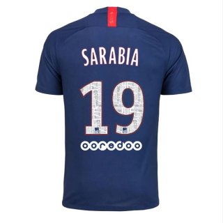 Maglia Paris Saint Germain NO.19 Sarabia Home 2019/20 Blu