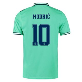 Maglia Real Madrid NO.10 Modric Terza 2019/20 Verde