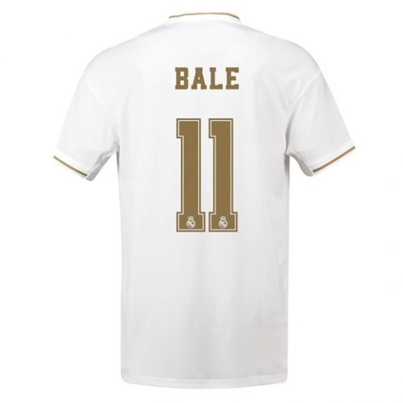 Maglia Real Madrid NO.11 Bale Home 2019/20 Bianco