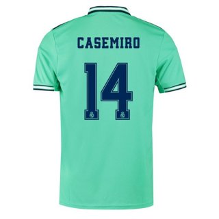 Maglia Real Madrid NO.14 Casemiro Terza 2019/20 Verde
