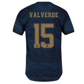 Maglia Real Madrid NO.15 Valverde Away 2019/20 Blu