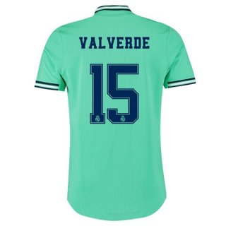 Maglia Real Madrid NO.15 Valverde Terza 2019/20 Verde