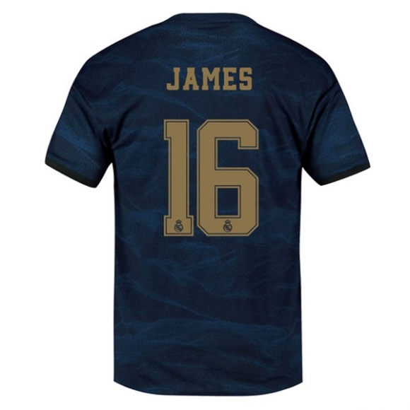 Maglia Real Madrid NO.16 James Away 2019/20 Blu