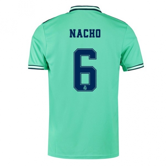 Maglia Real Madrid NO.6 Nacho Terza 2019/20 Verde