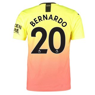 Maglia Manchester City NO.20 Bernardo Terza 2019/20 Arancione