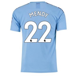 Maglia Manchester City NO.22 Mendy Home 2019/20 Blu