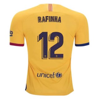 Maglia Barcellona NO.12 Rafinha Away 2019/20 Giallo