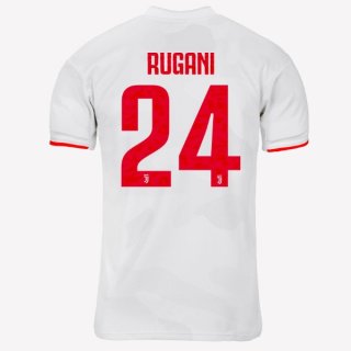 Maglia Juventus NO.24 Rugani Away 2019/20 Grigio Bianco