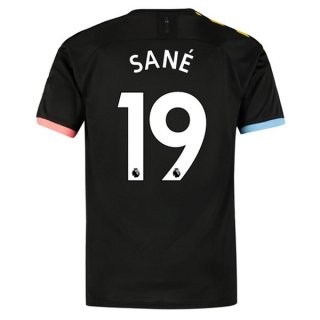Maglia Manchester City NO.19 Sane Away 2019/20 Nero