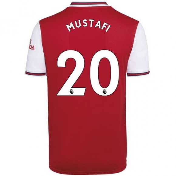 Maglia Arsenal NO.20 Mustafi Home 2019/20 Rosso
