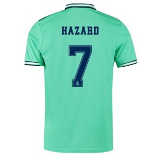 Maglia Real Madrid NO.7 Hazard Terza 2019/20 Verde