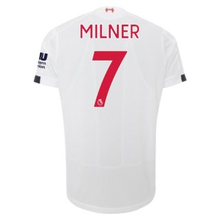 Maglia Liverpool NO.7 Milner Away 2019/20 Bianco