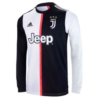Maglia Juventus Home ML 2019/20 Bianco Nero