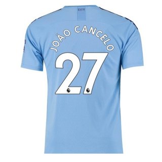 Maglia Manchester City NO.27 Cancelo Home 2019/20 Blu