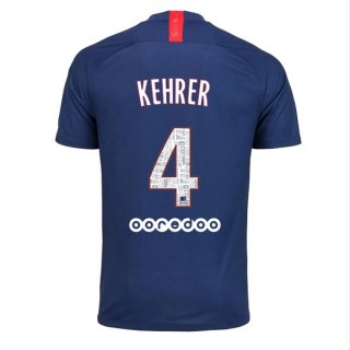Maglia Paris Saint Germain NO.4 Kehrer Home 2019/20 Blu