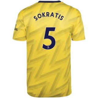 Maglia Arsenal NO.5 Sokratis Away 2019/20 Giallo