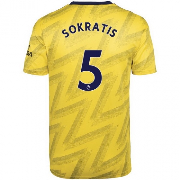 Maglia Arsenal NO.5 Sokratis Away 2019/20 Giallo