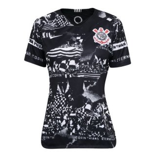 Thailandia Maglia Corinthians Paulista Terza Donna 2019/20 Nero