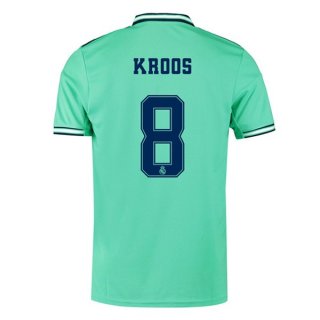 Maglia Real Madrid NO.8 Kroos Terza 2019/20 Verde