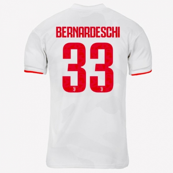 Maglia Juventus NO.33 Bernaroeschi Away 2019/20 Grigio Bianco